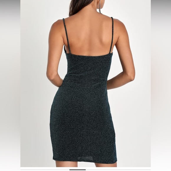 NWT Lulus metallic mini dress - Picture 2 of 2
